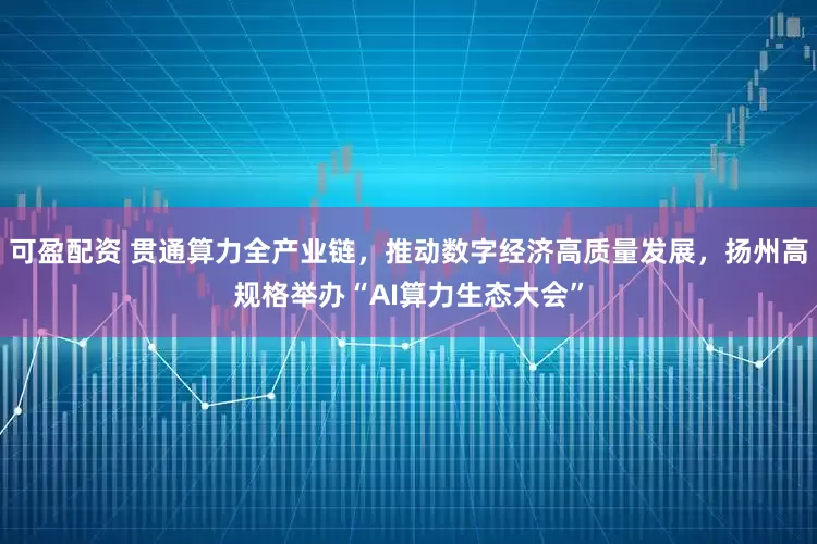 可盈配资 贯通算力全产业链，推动数字经济高质量发展，扬州高规格举办“AI算力生态大会”